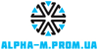 Логотип Alpha-M